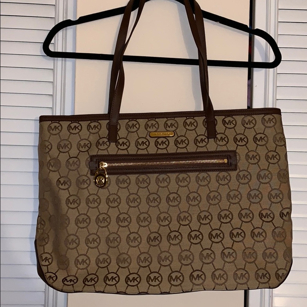 Brown & Tan MK Purse
